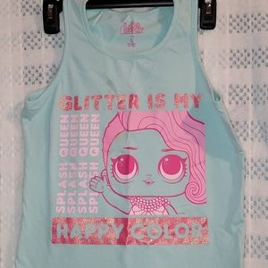 Mint green LOL tank top